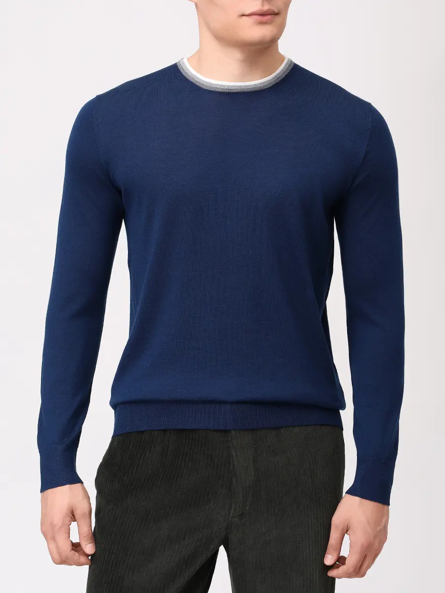 Джемпер из шерсти и шелка