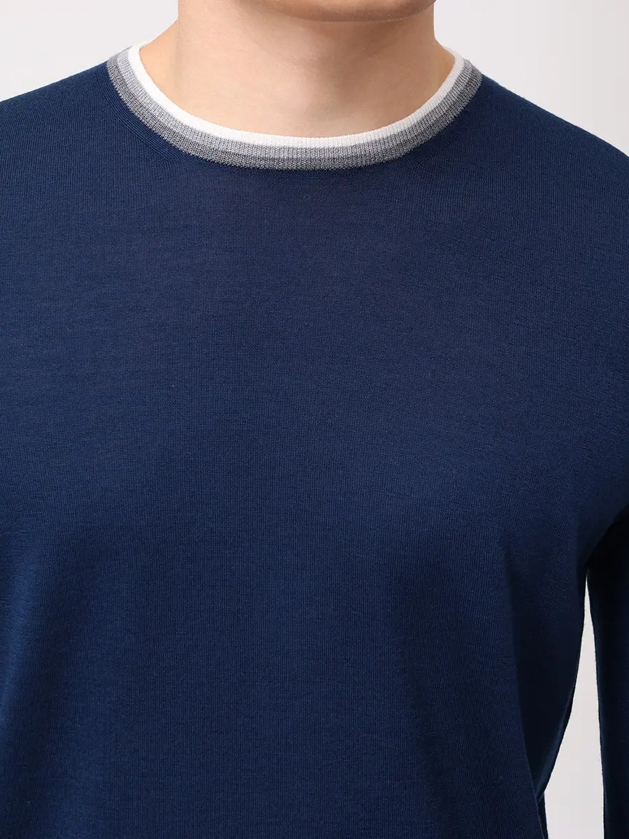 Джемпер из шерсти и шелка