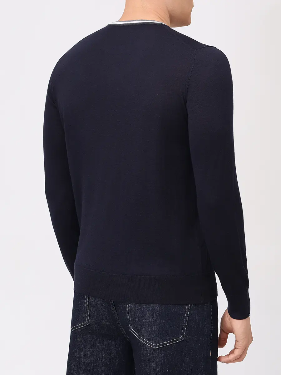 Джемпер из шерсти и шелка