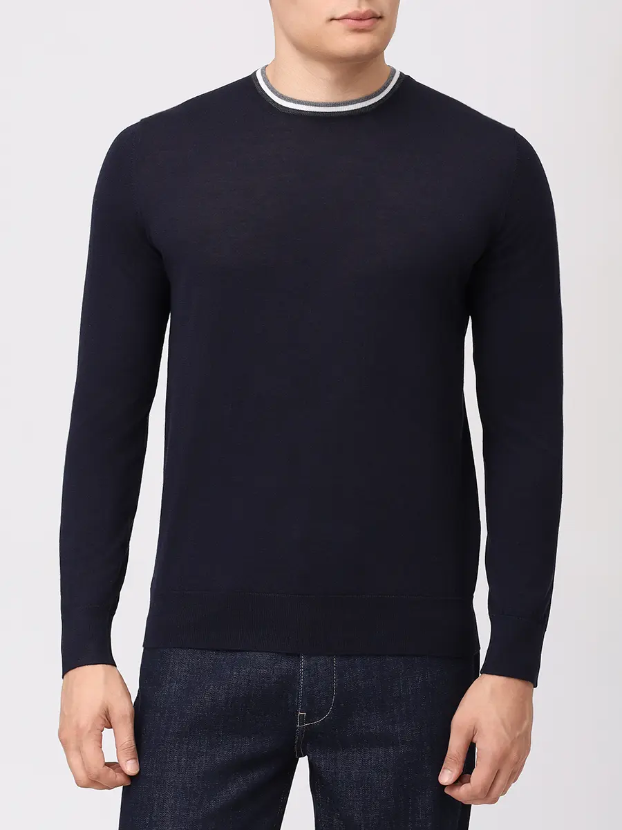 Джемпер из шерсти и шелка