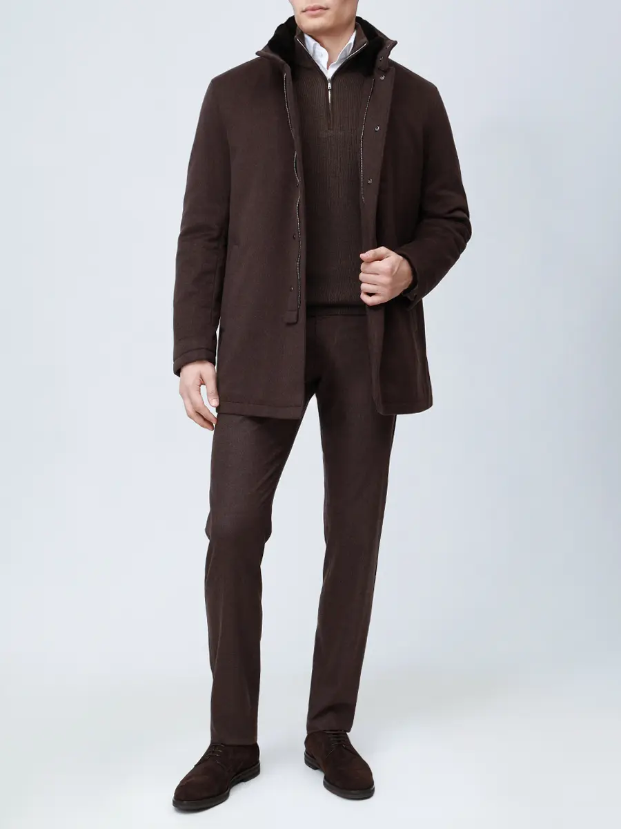 Полупальто кашемировое