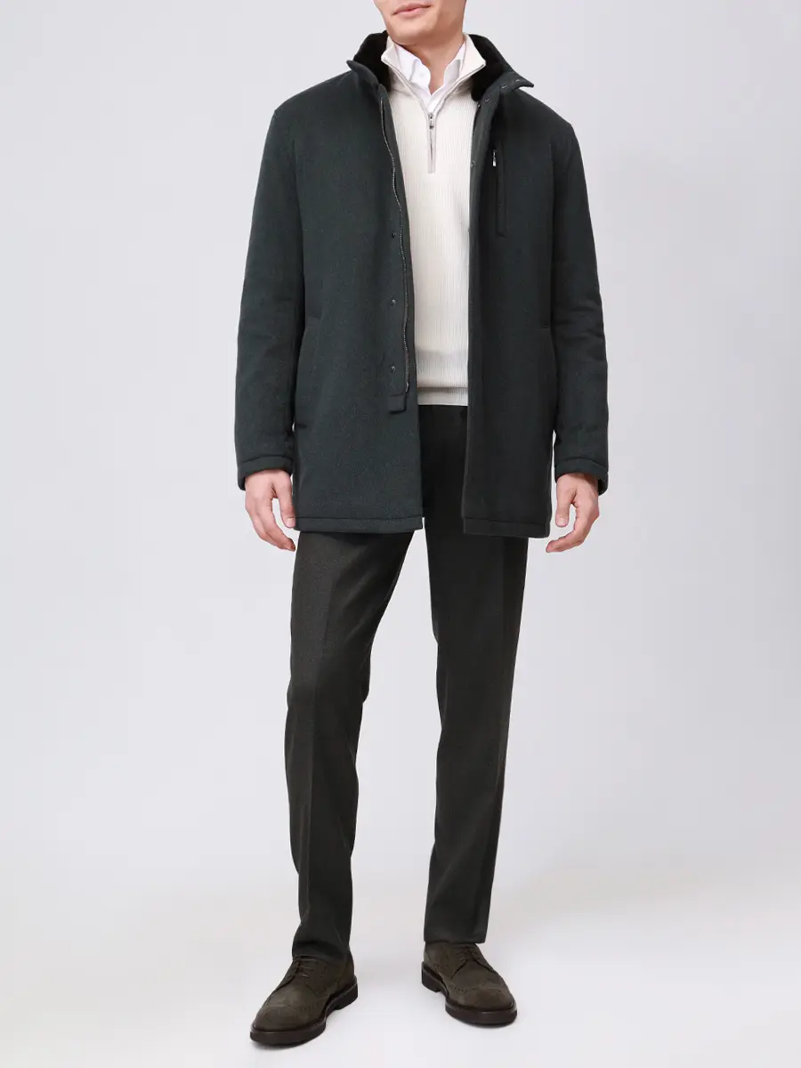 Полупальто кашемировое