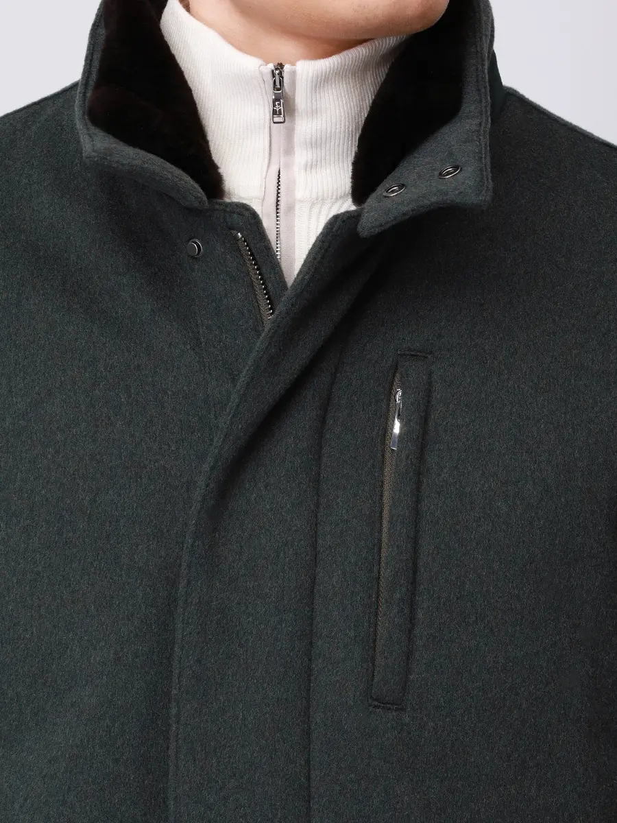 Полупальто кашемировое