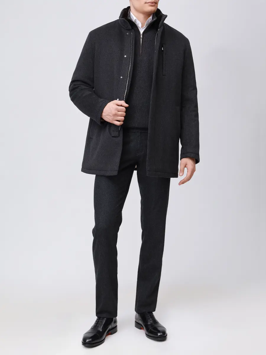 Полупальто кашемировое