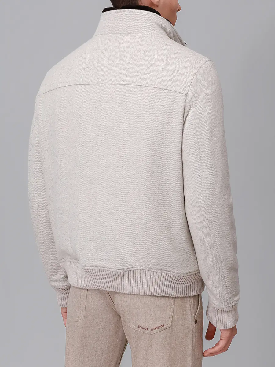 Бомбер кашемировый