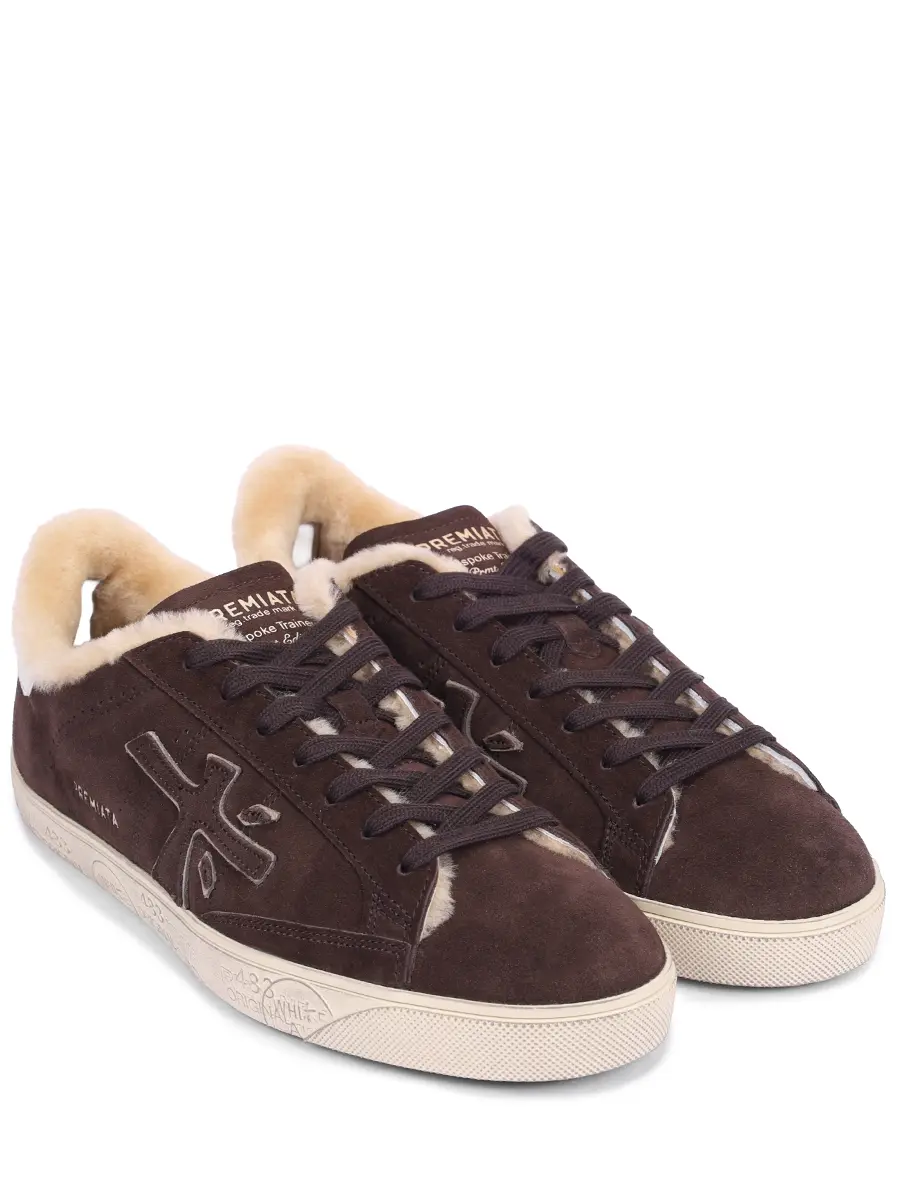 Кеды замшевые на меху Steven