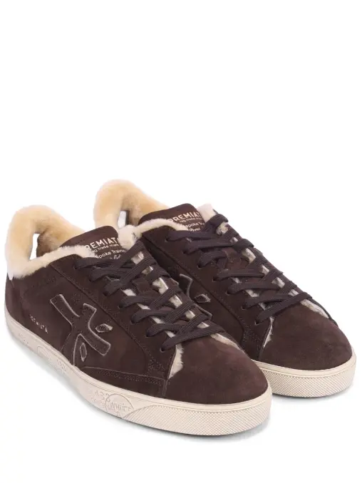 Кеды замшевые на меху Steven PREMIATA