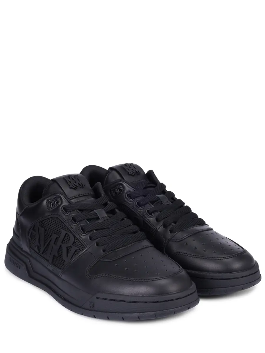 Кроссовки кожаные