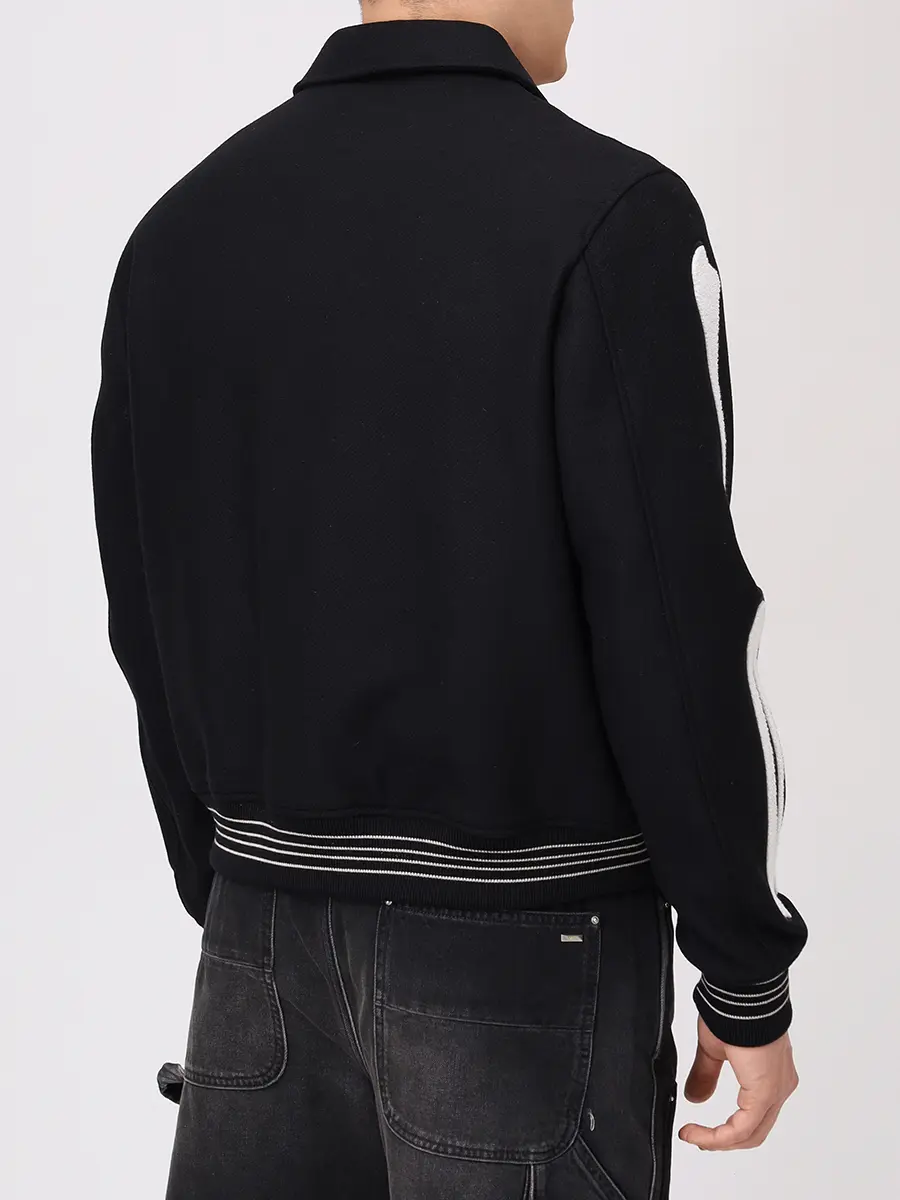 Бомбер шерстяной