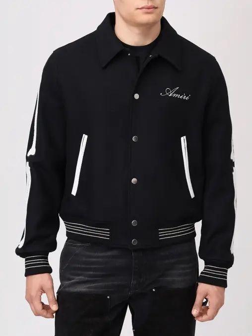Бомбер шерстяной AMIRI