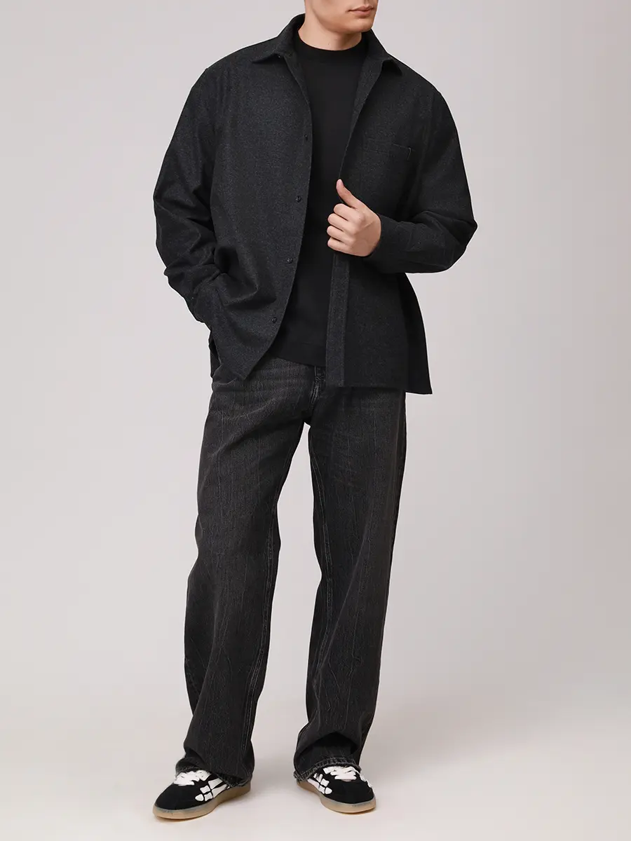 Рубашка шерстяная