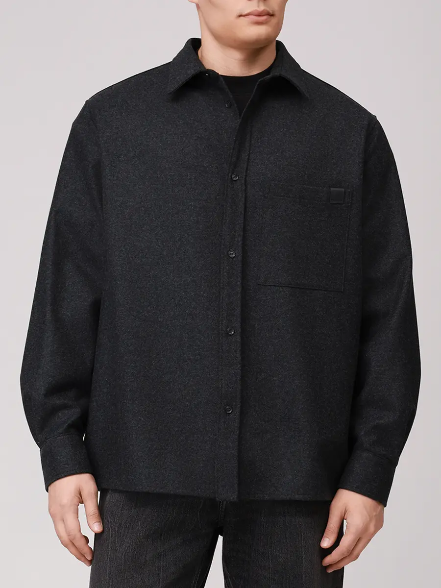 Рубашка шерстяная