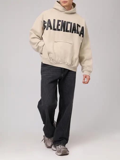 Худи хлопковое BALENCIAGA