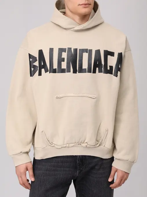 Худи хлопковое BALENCIAGA