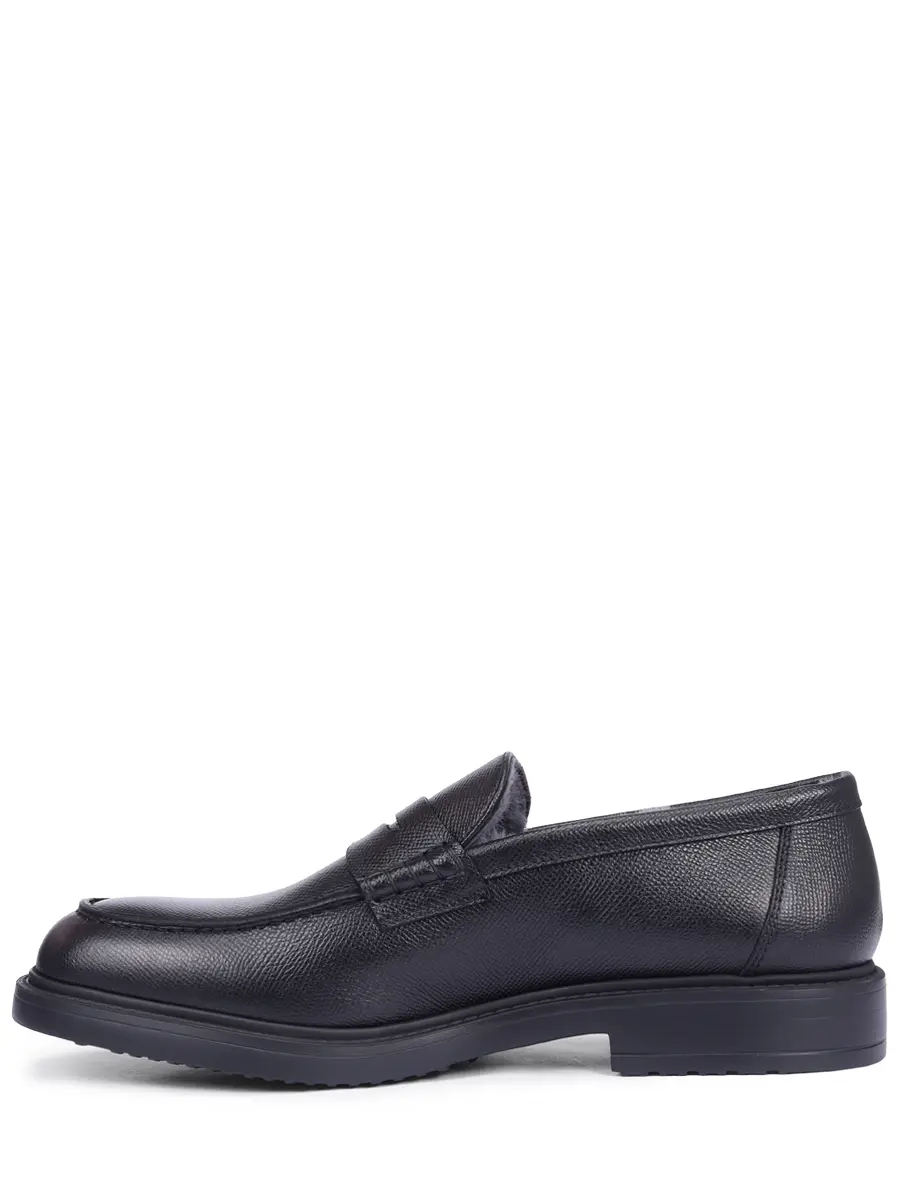 Лоферы кожаные на меху