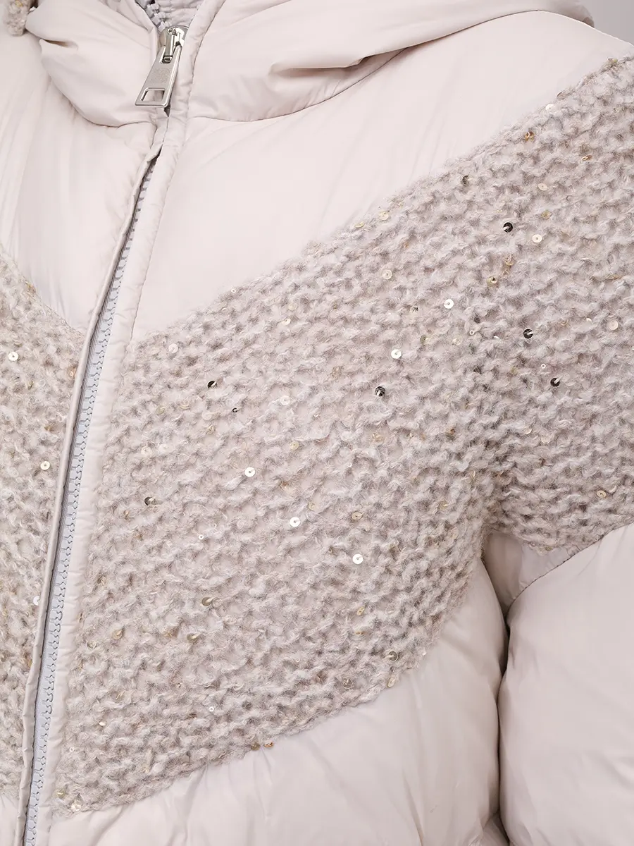 Пуховик стеганый