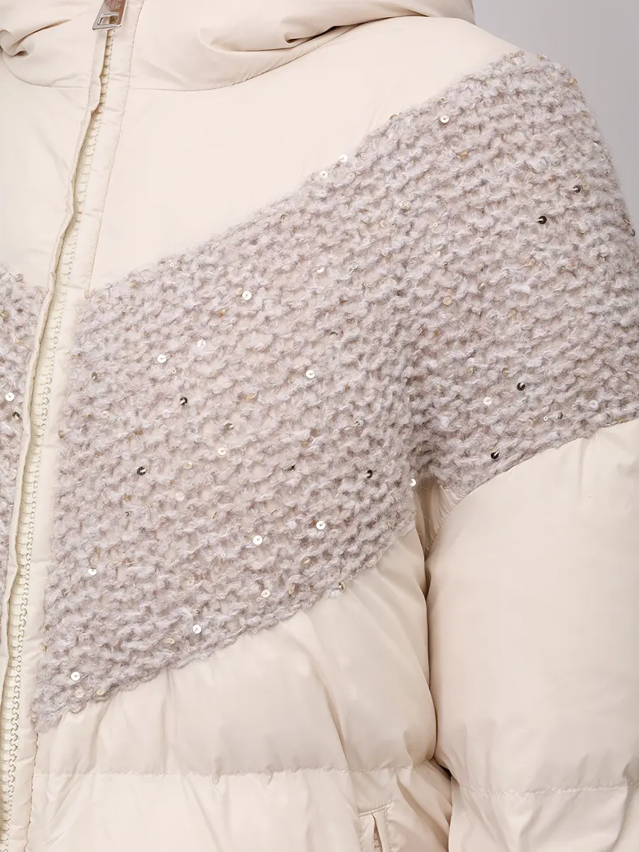 Пуховик стеганый