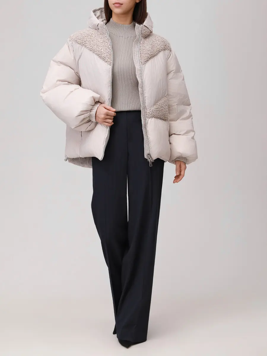 Пуховик стеганый