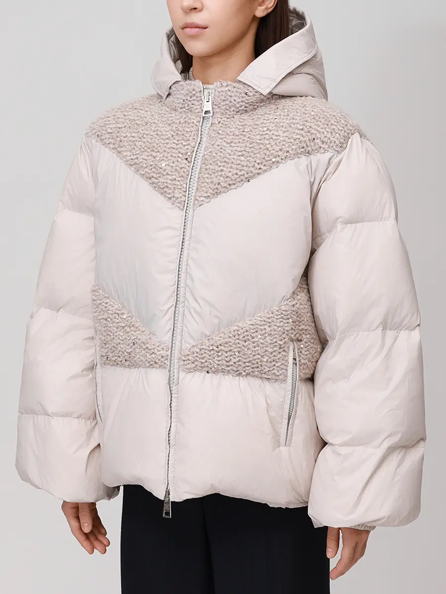 Пуховик стеганый