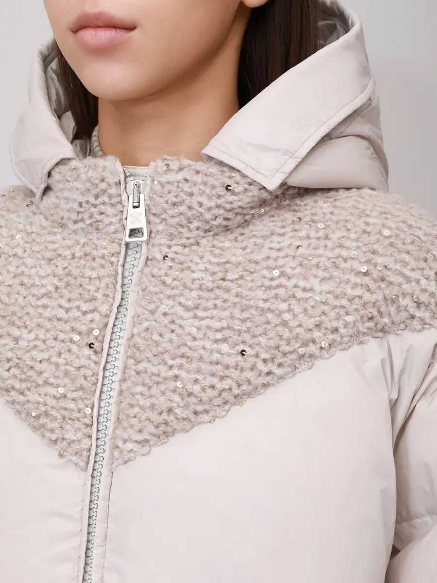 Пуховик стеганый