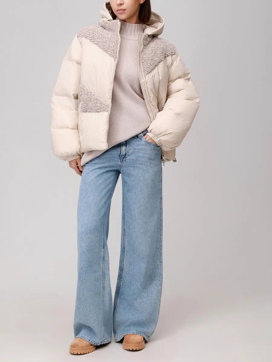 Пуховик стеганый