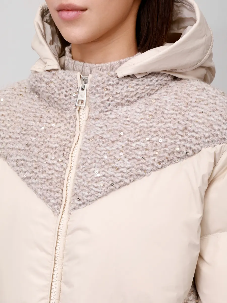 Пуховик стеганый