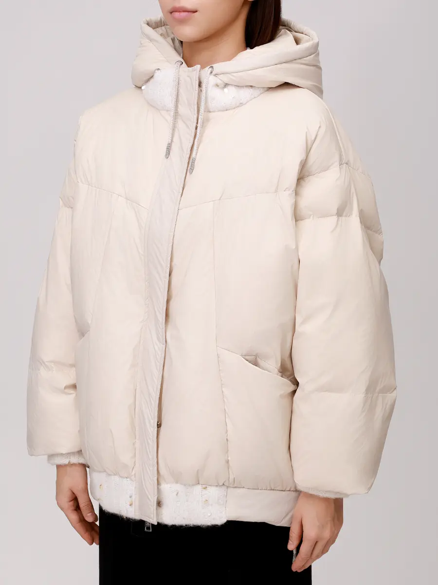 Пуховик стеганый