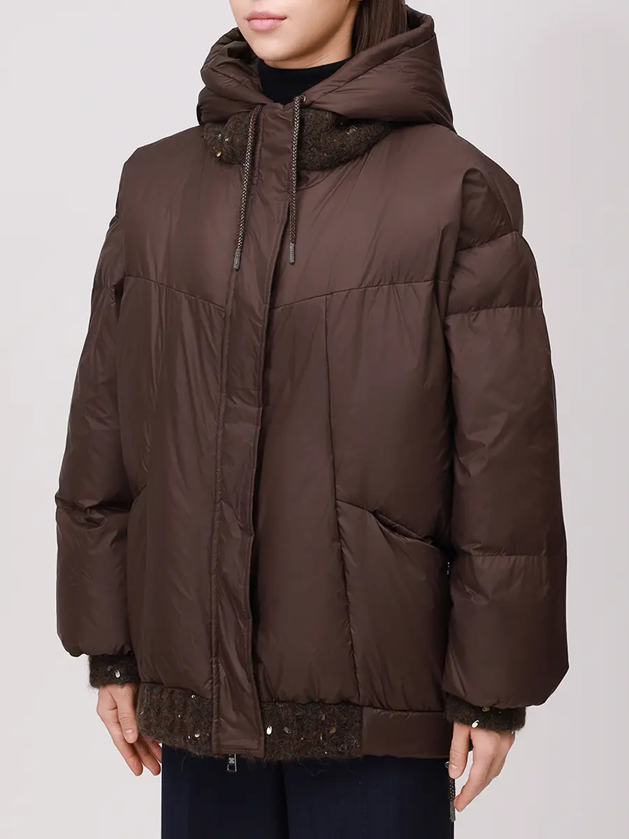 Пуховик стеганый