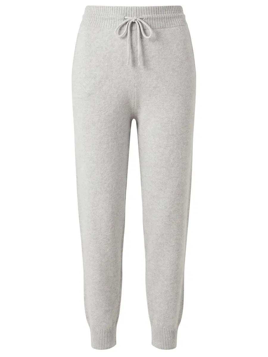 Брюки из шерсти и шелка