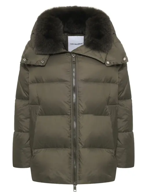 Пуховик стеганый YVES SALOMON