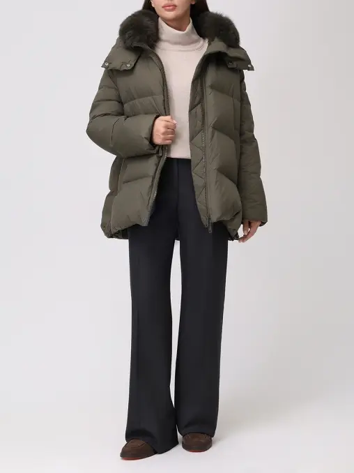 Пуховик стеганый YVES SALOMON