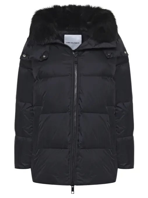 Пуховик стеганый YVES SALOMON