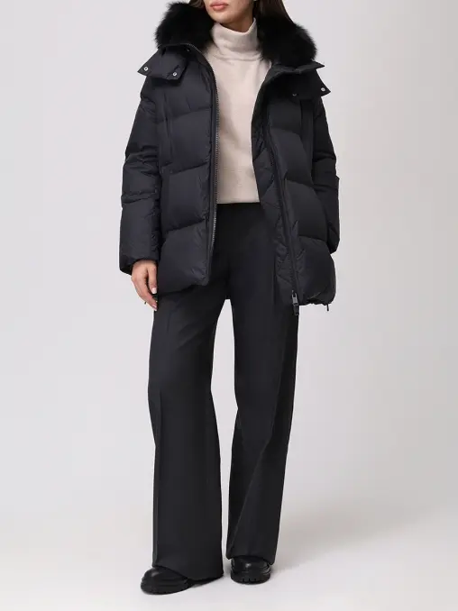 Пуховик стеганый YVES SALOMON