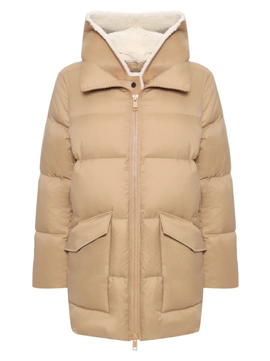 Пуховик стеганый