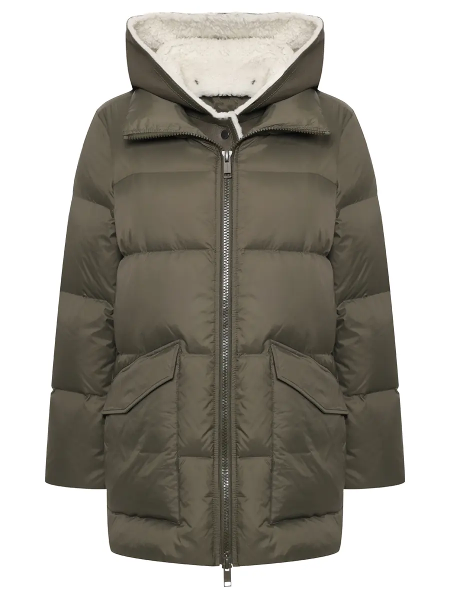 Пуховик стеганый