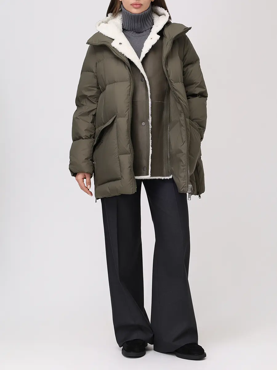 Пуховик стеганый