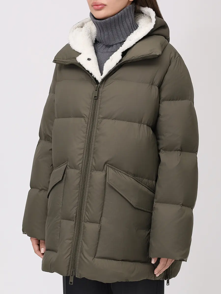 Пуховик стеганый