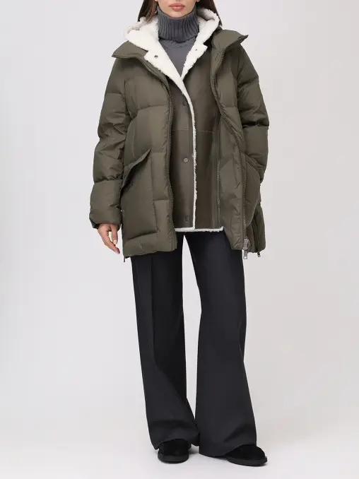 Пуховик стеганый YVES SALOMON