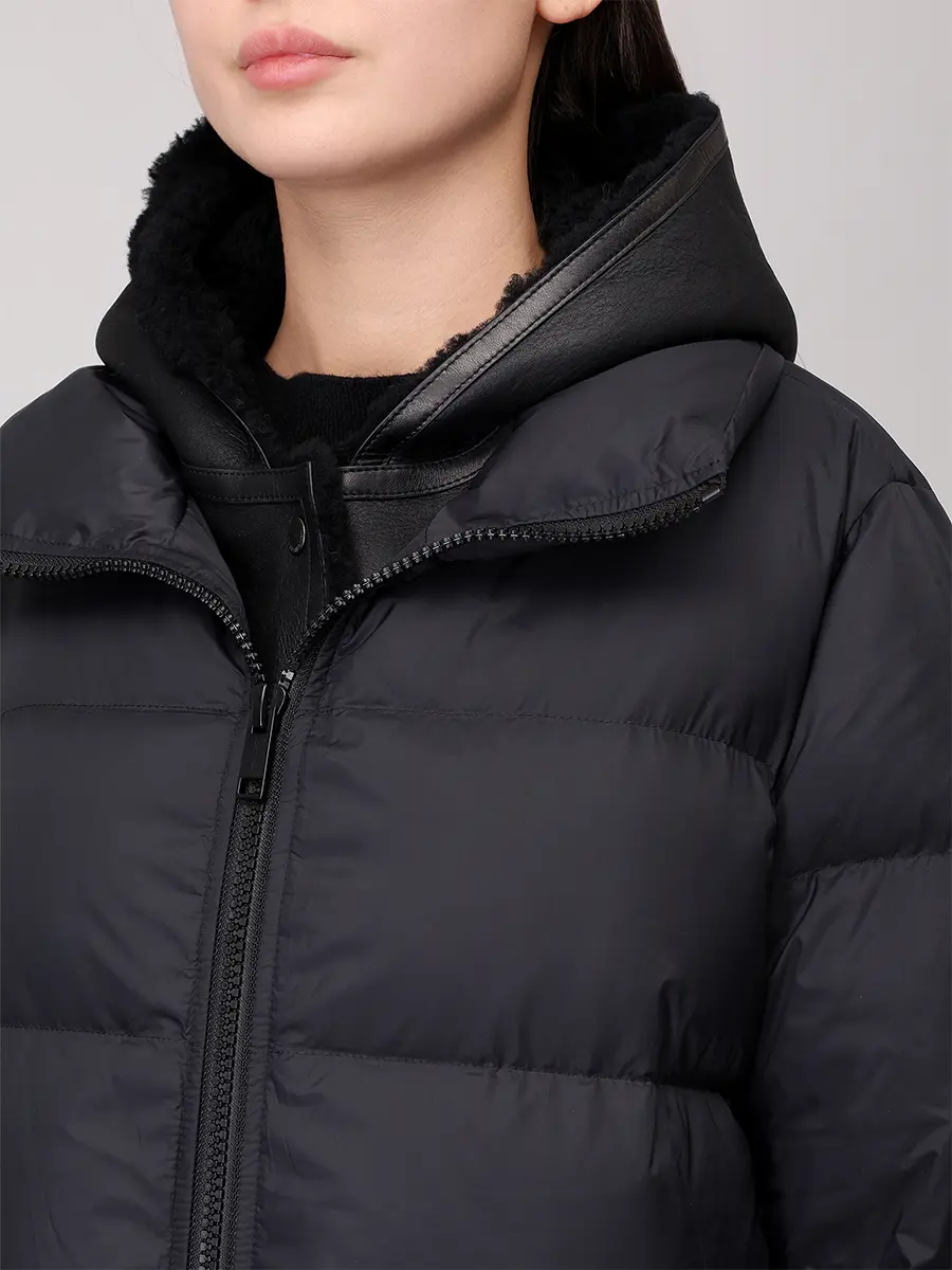 Пуховик стеганый