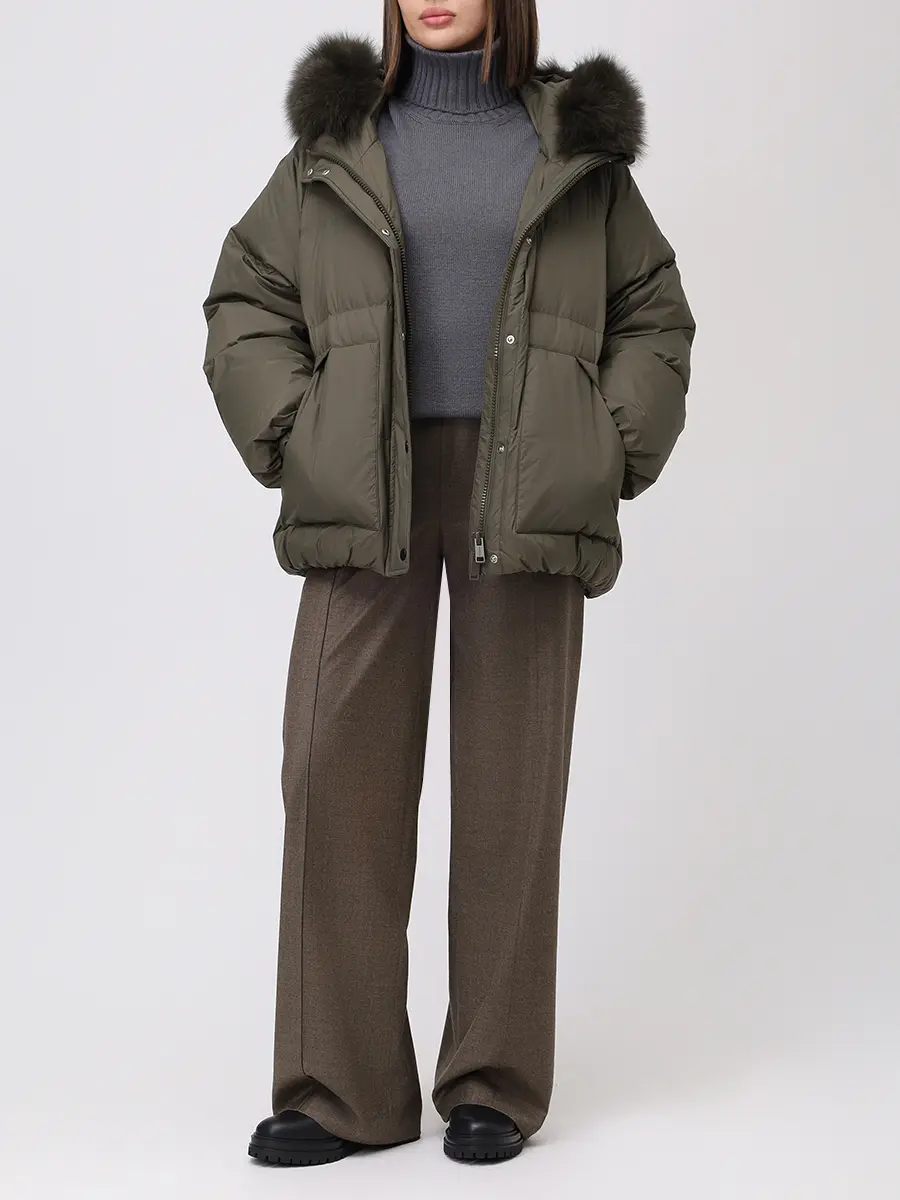 Пуховик стеганый