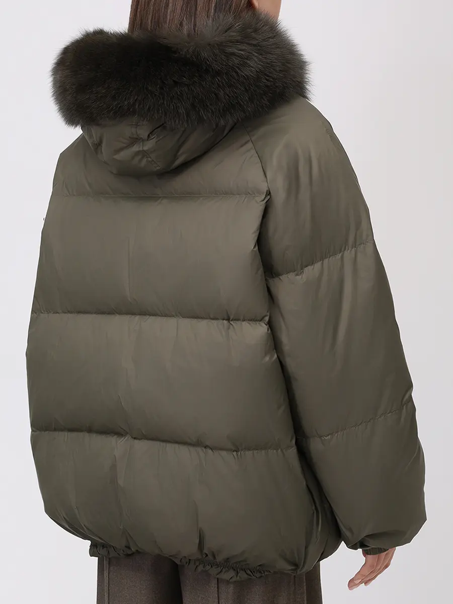 Пуховик стеганый