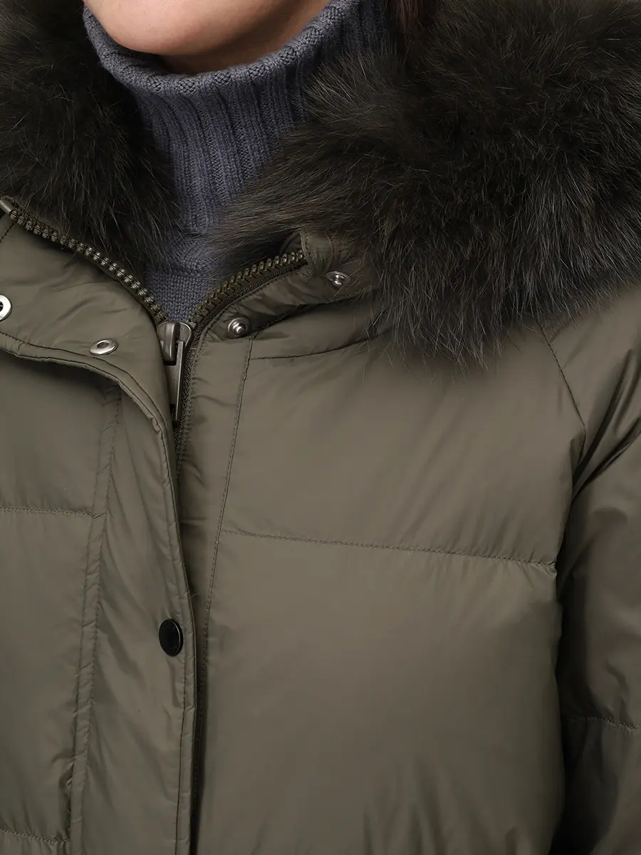 Пуховик стеганый