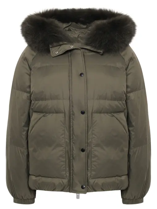 Пуховик стеганый YVES SALOMON