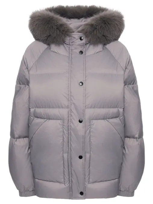 Пуховик стеганый YVES SALOMON