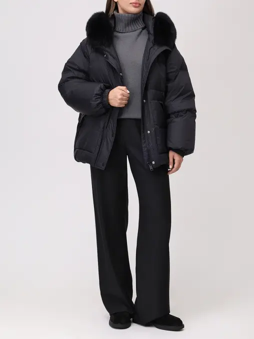 Пуховик стеганый YVES SALOMON