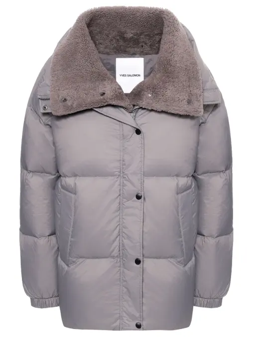 Пуховик стеганый YVES SALOMON