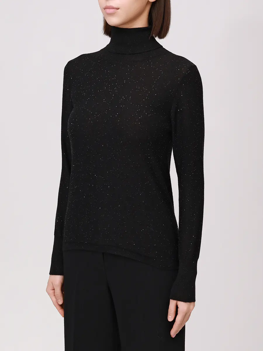 Водолазка из шерсти и шелка