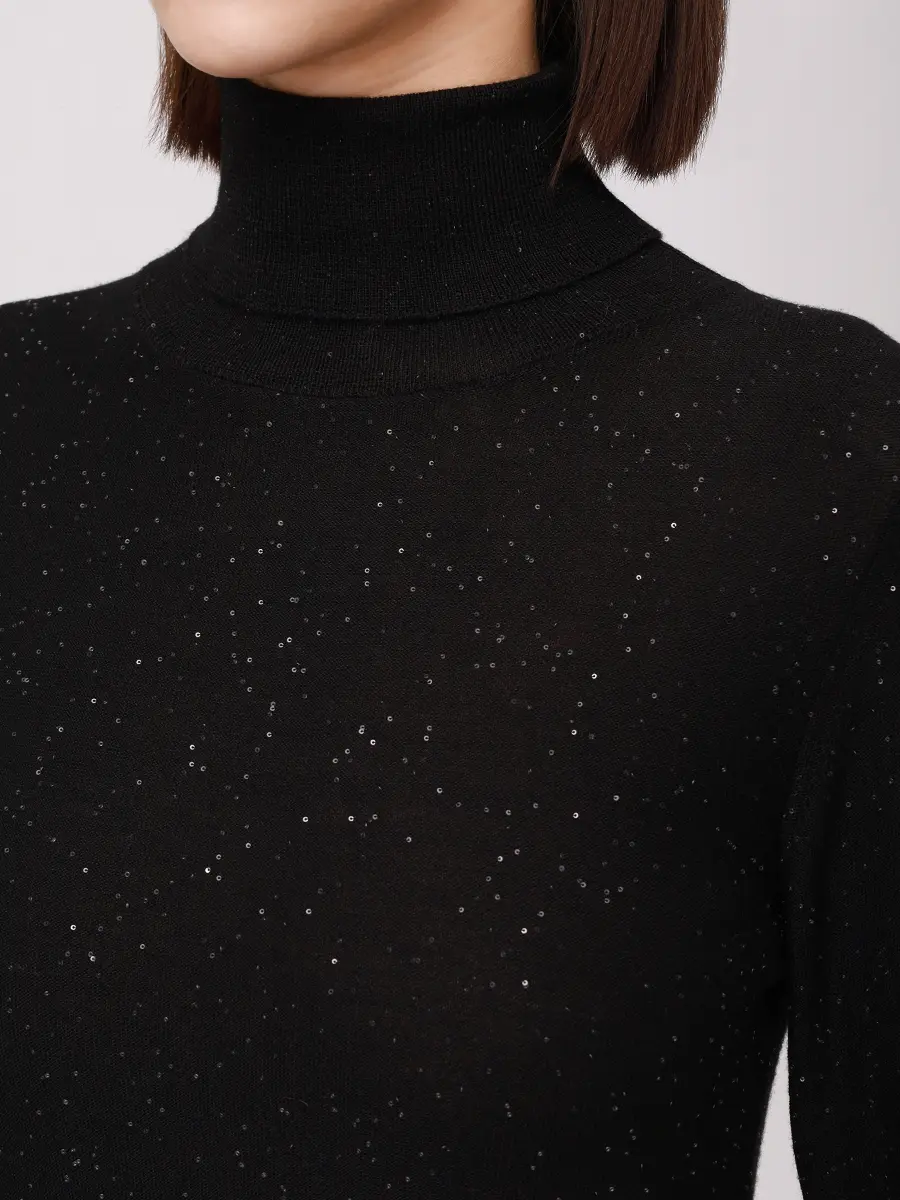 Водолазка из шерсти и шелка