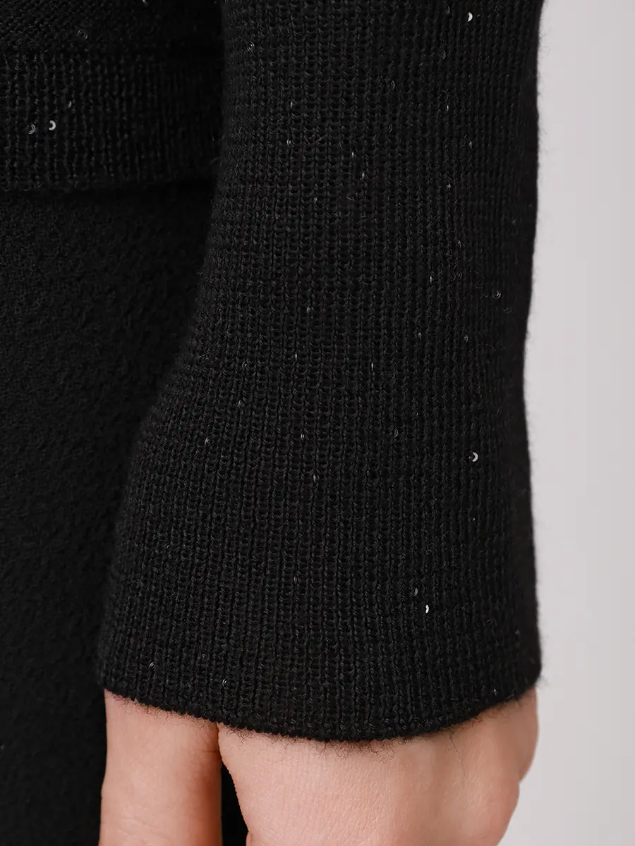 Водолазка из шерсти и шелка