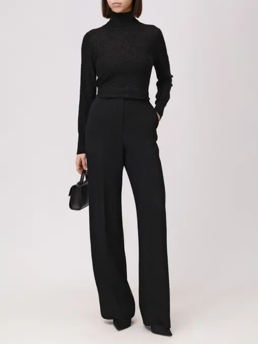 Водолазка из шерсти и шелка PANICALE